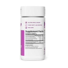 Health By Habit Skin Glow capsules sur une surface en bois