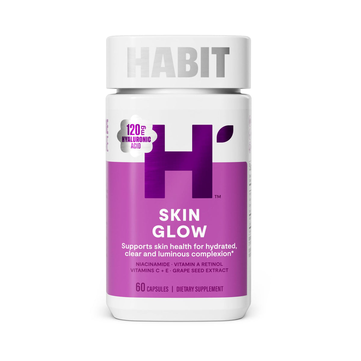 Health By Habit Skin Glow complément alimentaire 60 capsules vue de face