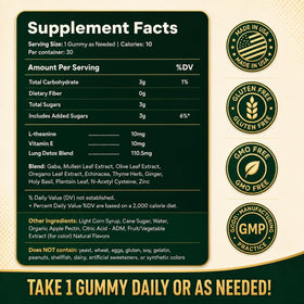 Health Chews Chews Lungs Cleanse gummy close-up