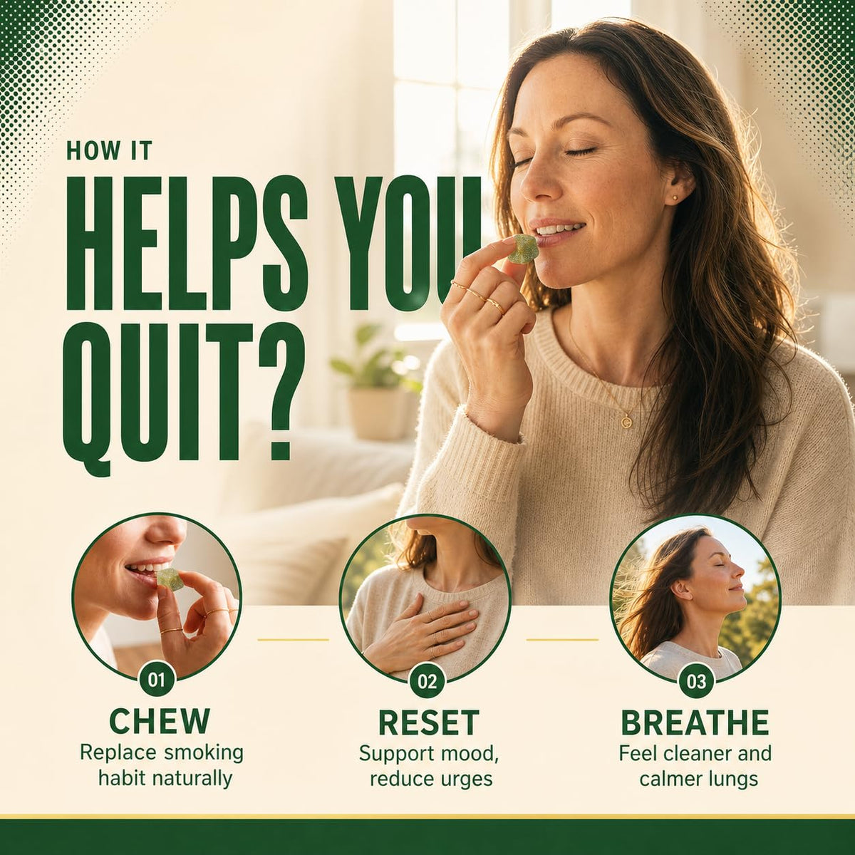 Health Chews Chews Lungs Cleanse gummy lifestyle shot