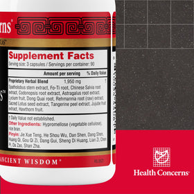 Health Concerns Marrow Plus capsules avec étiquette visible