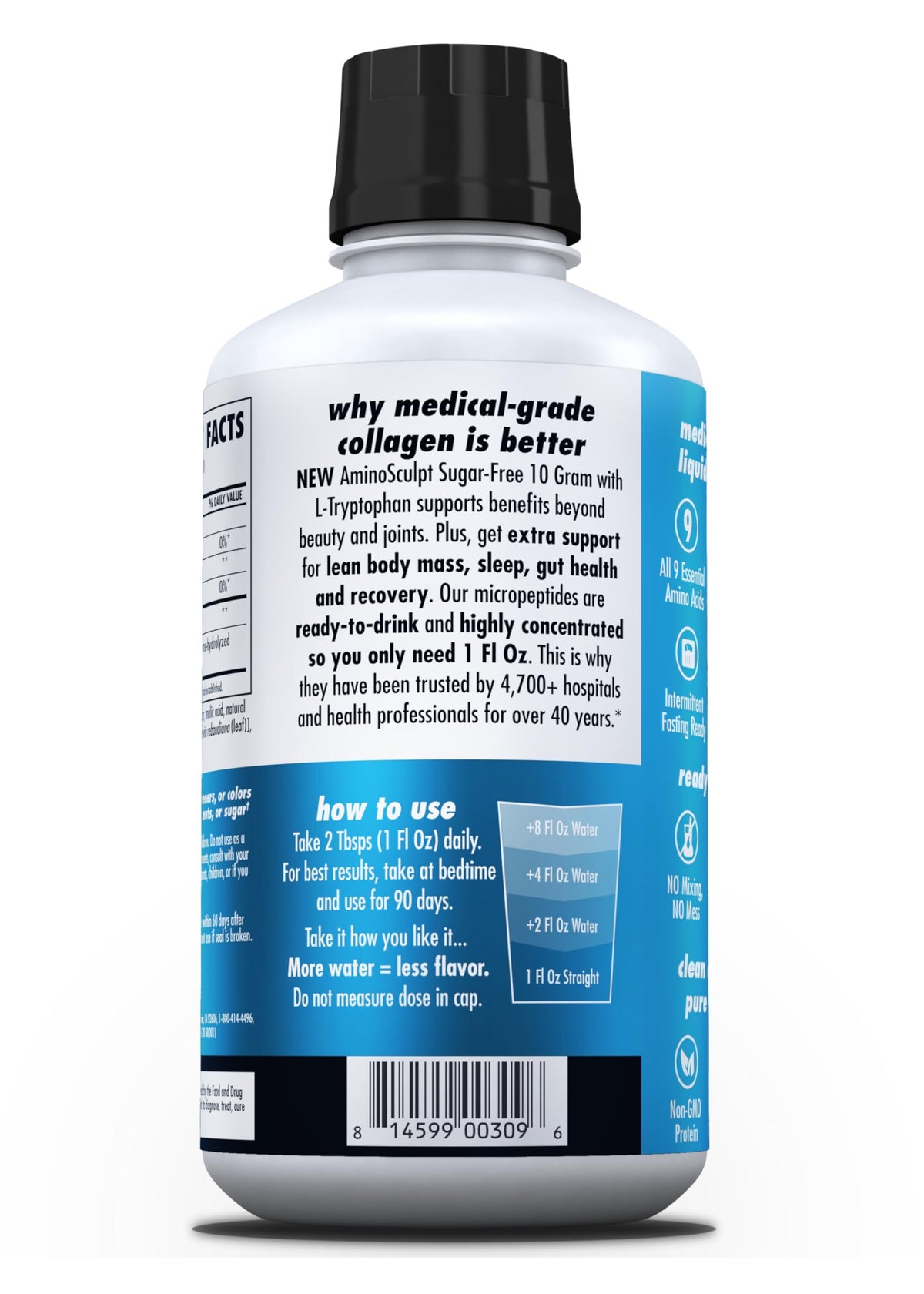 HEALTH DIRECT AminoSculpt Collagène Liquide 828g en milieu de vie active