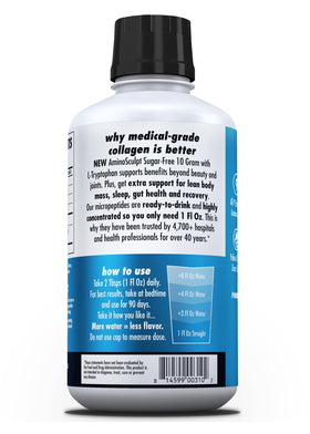 HEALTH DIRECT AminoSculpt collagène liquide avec une cuillère