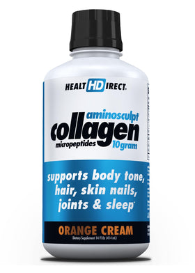 HEALTH DIRECT AminoSculpt collagène liquide crème d'orange vue avant