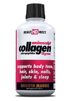 HEALTH DIRECT AminoSculpt collagène liquide sans sucre 30 oz vue de face