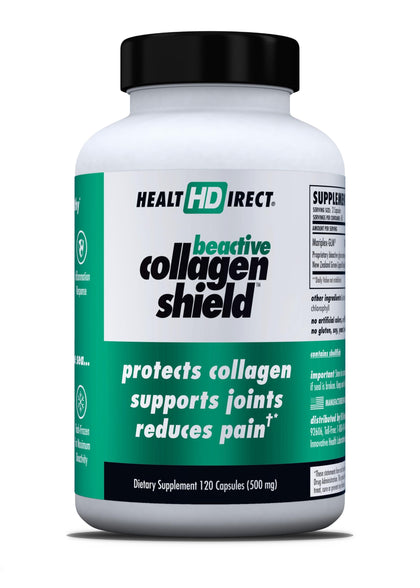 HEALTH DIRECT BeActive Collagen Shield 120 capsules, avant en vue de face