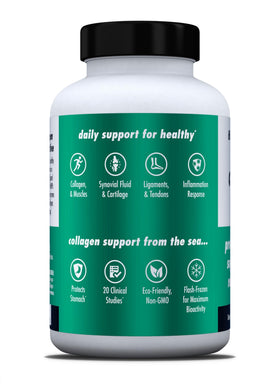 HEALTH DIRECT BeActive Collagen Shield 120 capsules, mise en scène sur une table