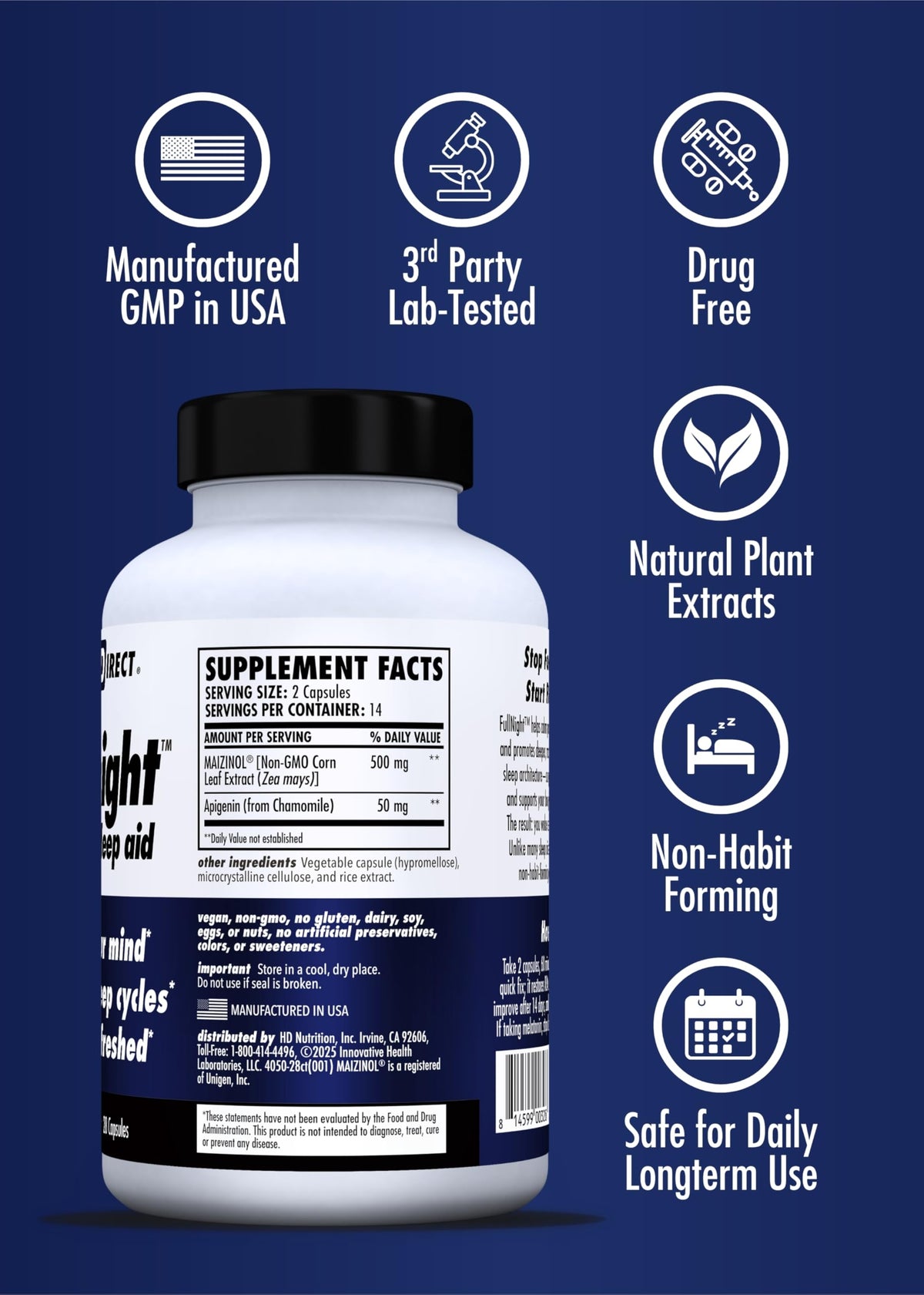 HEALTH DIRECT Complément Alimentaire Sommeil Naturel - présentation du produit