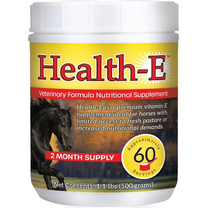 Health-E Complément Alimentaire Vitamine E pour Chevaux 608g vue avant