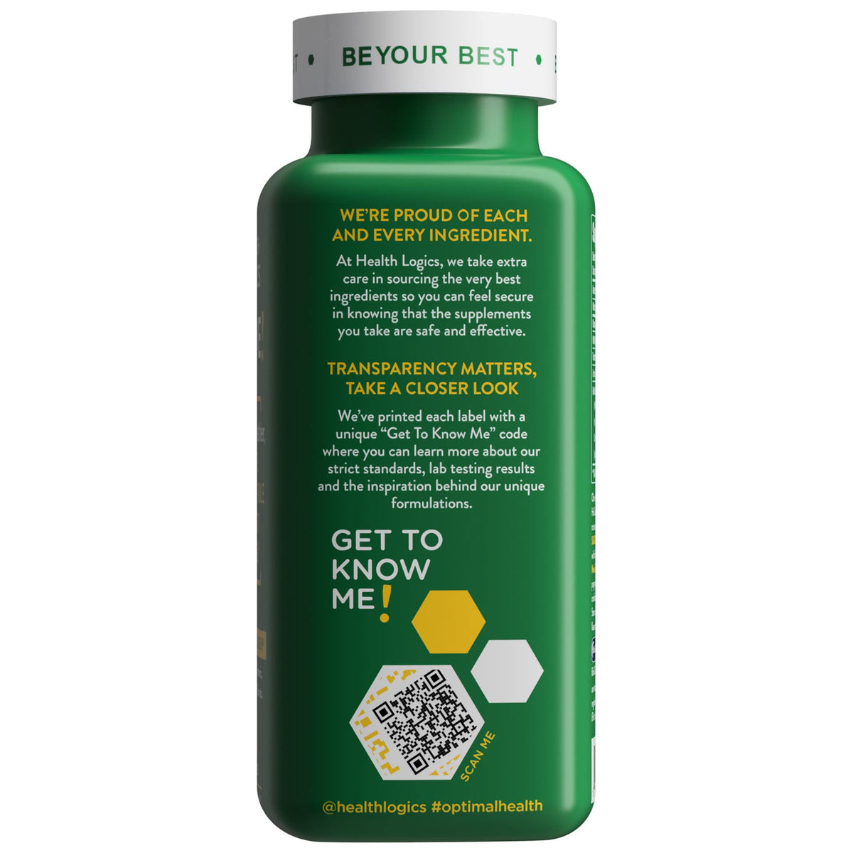 Health Logics Move! 90 capsules sur un fond blanc