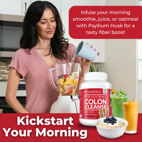 Health Plus Colon Cleanse 48 oz on a kitchen countertop