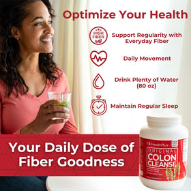 Health Plus Colon Cleanse 48 oz side view