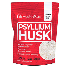 Health Plus Psyllium Husk complément alimentaire 358g - vue avant