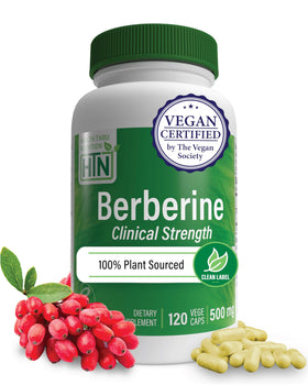 Health Thru Nutrition Berberine HCl 500mg bouteille vue de face
