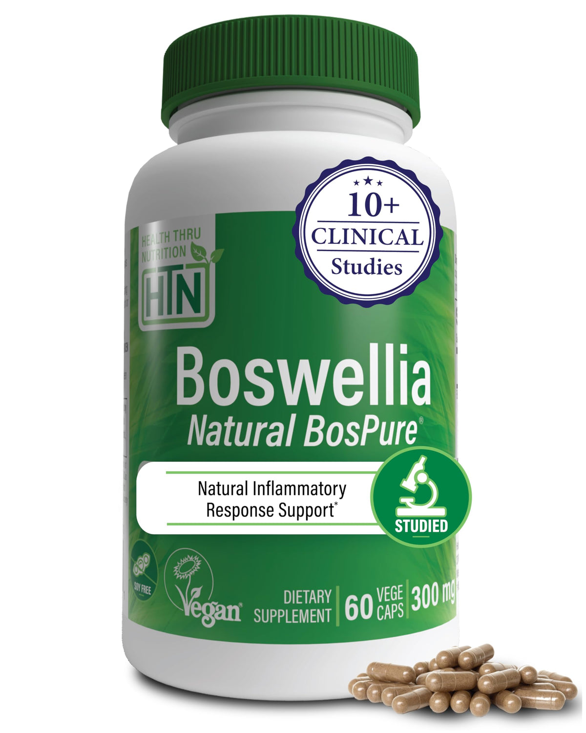 Health Thru Nutrition Boswellia 300mg 60 Capsules vue avant