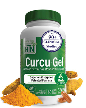Health Thru Nutrition Curcu-Gel 325mg BCM-95 vue de face