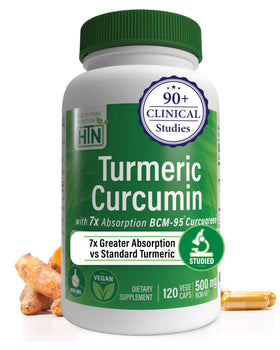 Health Thru Nutrition Curcuma Curcumin 500mg BCM-95 boîte vue de face
