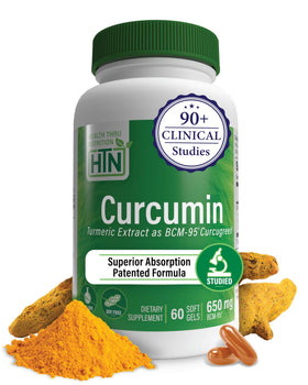 Health Thru Nutrition Curcumin 650mg BCM-95 boîte de 60 capsules
