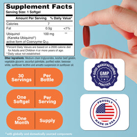 Health Thru Nutrition Ubiquinol 200mg gélules à l'intérieur
