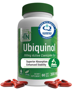 Health Thru Nutrition Ubiquinol 300mg 60 gélules, vue de face