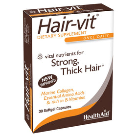 HealthAid Hair-VIT 30 capsules vue de face