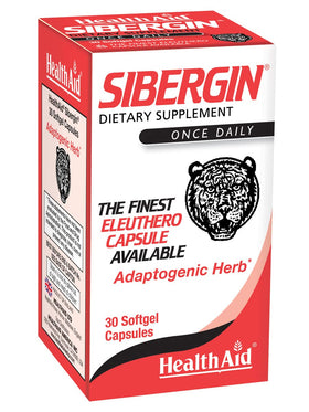HealthAid Sibergin Éleuthérocoque boîte de 30 capsules molles