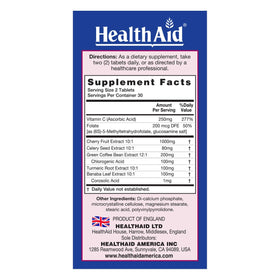HealthAid Uriprinol tablette sur une surface blanche