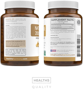 Healths Harmony Nattokinase 2000 FU, mise en scène sur une table