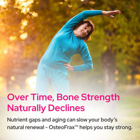 Healthy Bones Co. OsteoFrax™ étiquette détaillant les ingrédients