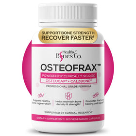 Healthy Bones Co. OsteoFrax™ flacon avant avec étiquette