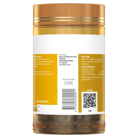 Healthy Care Propolis 2000 capsules - vue arrière du flacon