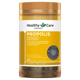 Healthy Care Propolis 2000 capsules - vue avant du flacon