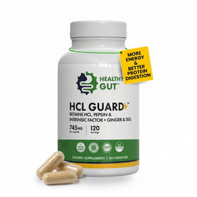 Healthy Gut HCL Guard 120 capsules vue de face