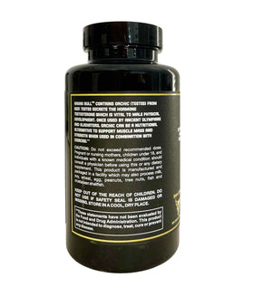 Healthy 'N Fit Mega Orchic 120 capsules back view with supplement facts