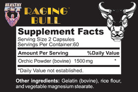 Healthy 'N Fit Mega Orchic 120 capsules side view
