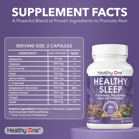 Healthy One Complément Alimentaire Sommeil 10-in-1 60 capsules emballage