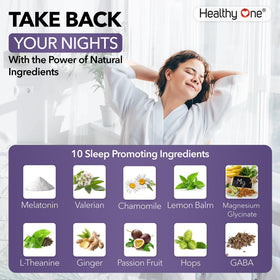 Healthy One Complément Alimentaire Sommeil 10-in-1 60 capsules vue de côté