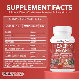 Healthy One CoQ10 flacon avec 120 capsules