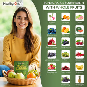 Healthy One Fruits & Veggies Gummy 27-en-1 ingredients list