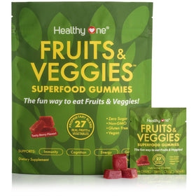 Healthy One Fruits & Veggies Gummy 27-en-1 packaging front view