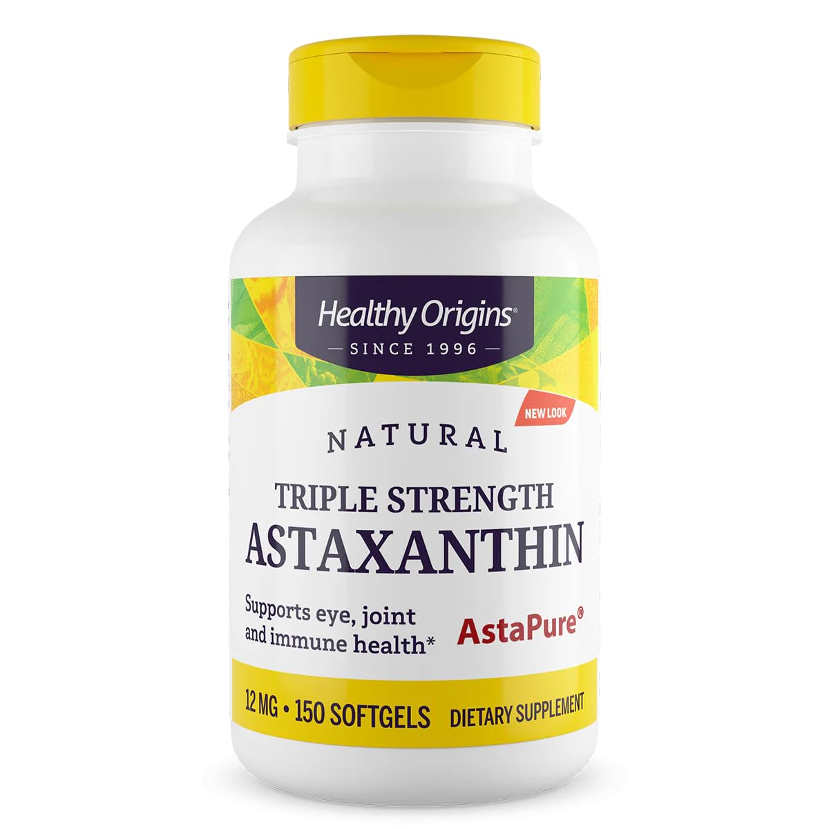 Healthy Origins Astaxanthin AstaPure 12 mg gélules avant