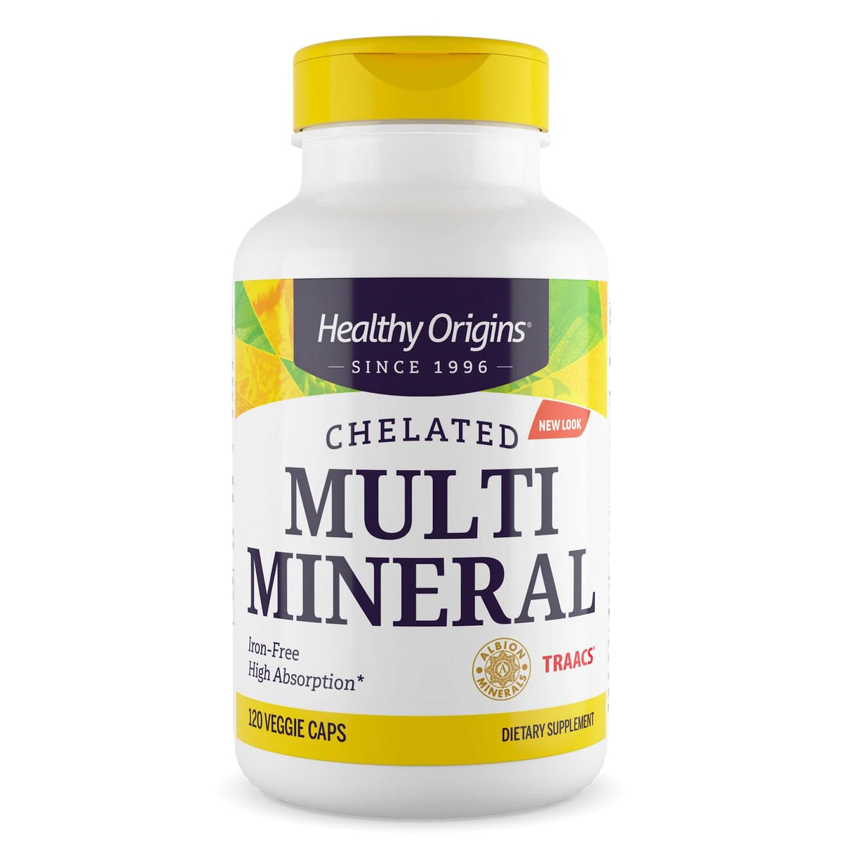 Healthy Origins Chelated Multi Mineral 120 capsules front view