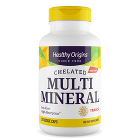 Healthy Origins Chelated Multi Mineral 120 capsules front view