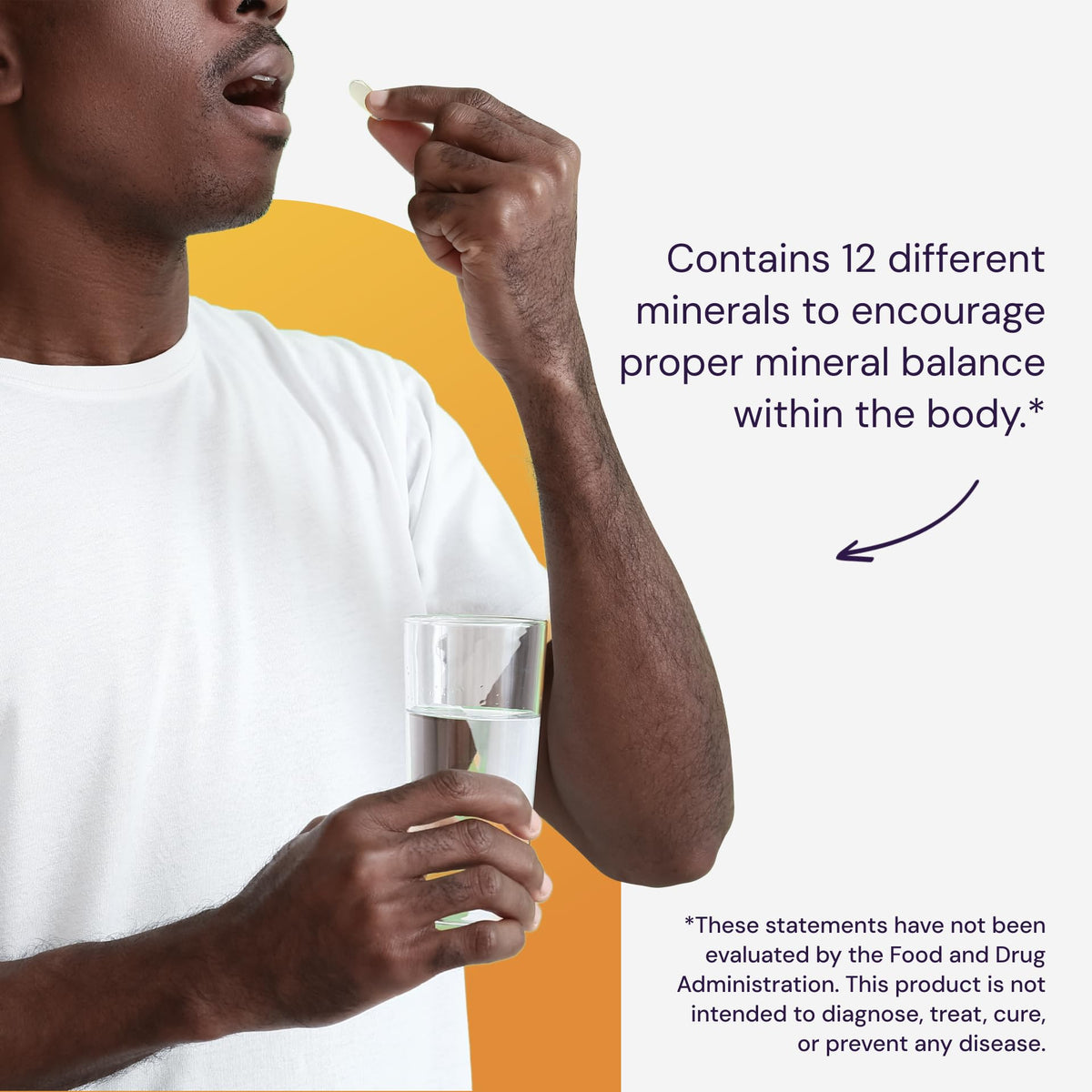 Healthy Origins Chelated Multi Mineral capsules in a hand