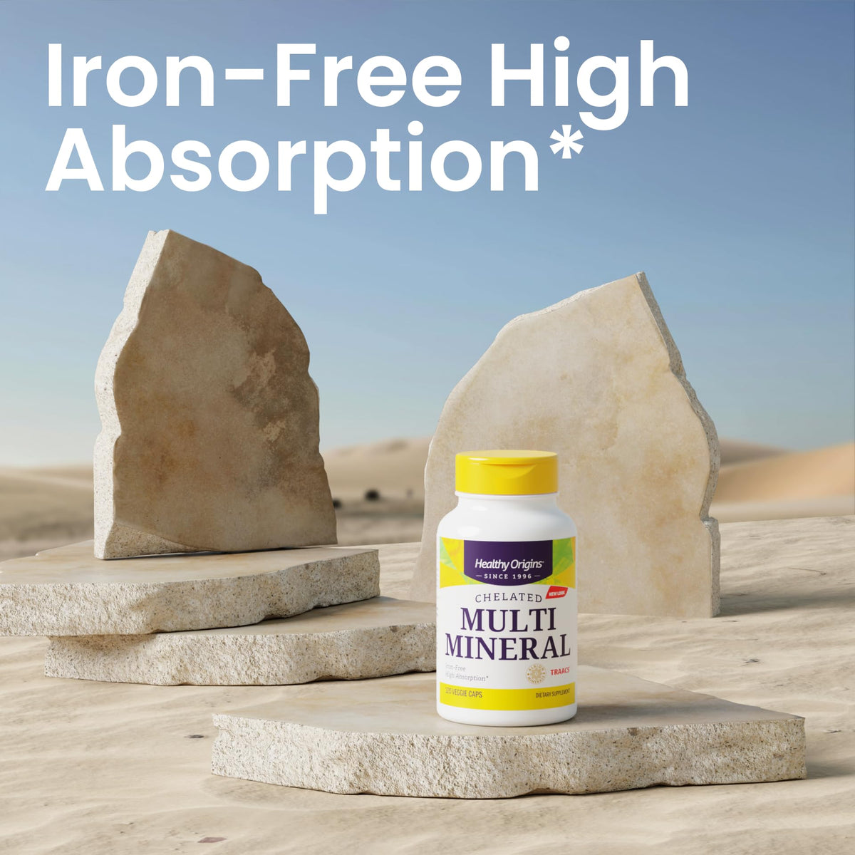 Healthy Origins Chelated Multi Mineral label details