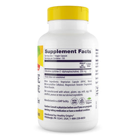 Healthy Origins Cognizin Citicoline 250 mg 150 gélules végétales sur une table