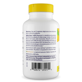 Healthy Origins CoQ10 100 mg gélules végétales, vue de côté