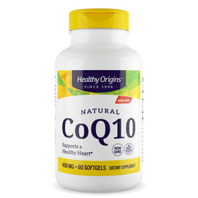 Healthy Origins CoQ10 400 mg gélules souples avant