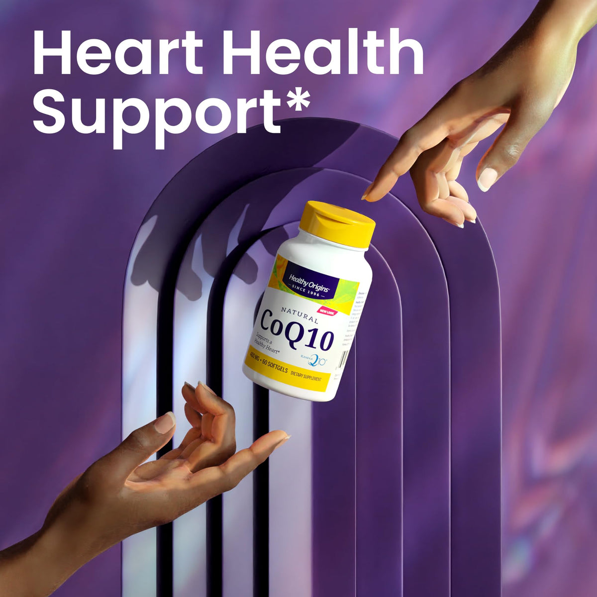 Healthy Origins CoQ10 400 mg gélules souples côté