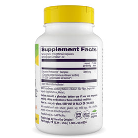 Healthy Origins Curcumin Phytosome 500 mg 60 Capsules - détails de l'emballage